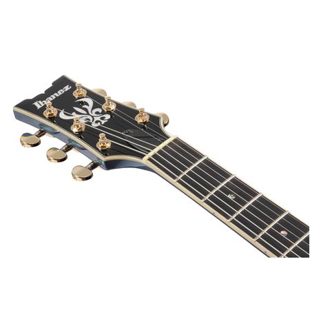 Ibanez Artcore Expressionist AMH90 Guitare électrique Hollowbody avec micros Super 58 - Bleu de Prusse métallisé