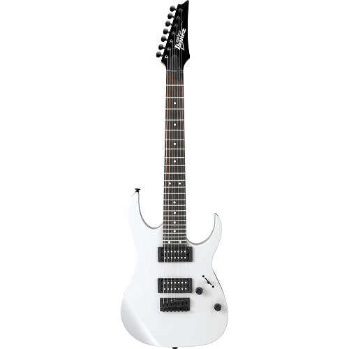Ibanez GIO GRG7221-WH Series 7 String Rh Electric Guitar In White - Red One Music