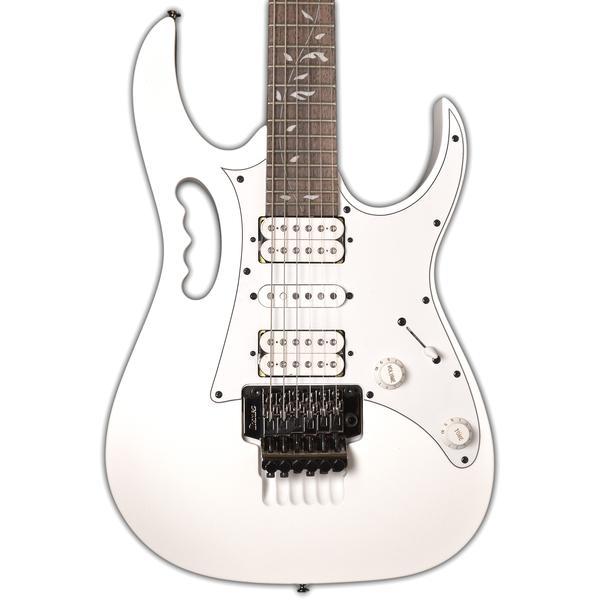 Ibanez JEMJR-WH Steve Vai Signature 6 Strings Electric Guitar In White - Red One Music