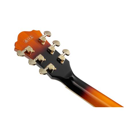 Ibanez Artstar AS113 Guitare électrique semi-creuse avec micros Super 58 - Brown Sunburst