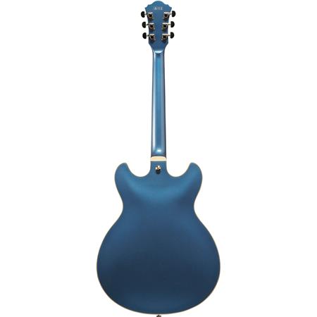 Ibanez AS Artcore Series AS73G Guitare électrique à corps creux avec micros Classic Elite - Bleu de Prusse métallisé