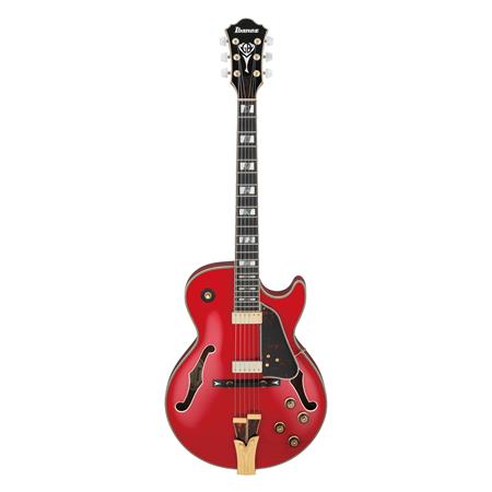 Ibanez George Benson Signature Series GB10SEFMSRR Guitare électrique à corps creux avec micros spéciaux GB - Rouge saphir