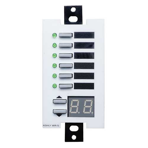 Ashly Wr-5 Programmable Mulit-Function Wall Plate Remote (Decora Style) - Red One Music