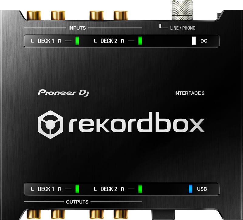 Pioneer DJ INTERFACE-2 Rekordbox DVS Interface audio 2 canaux
