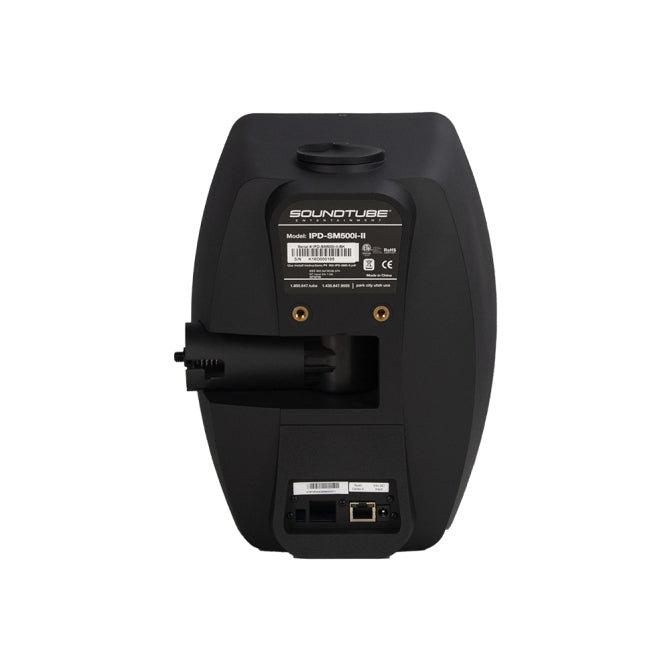 SounTube IPD-SM500i-II IP-Addressable Dante-Enabled Surface Mount Speaker - 5.25" (Black)