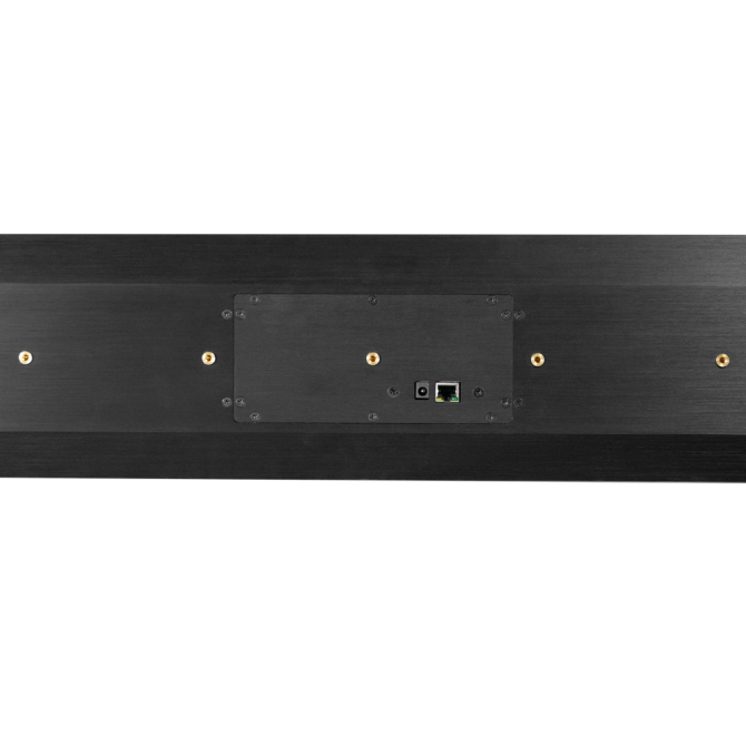 SoundTube IPD-TSB-2.0 Barre de son ultra fine à 2 voies compatible Dante (Noir)