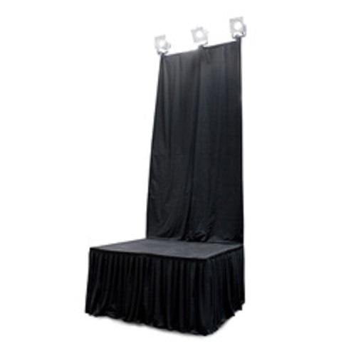 Intellistage Isbdc4 Curtain For Backdrop - Red One Music