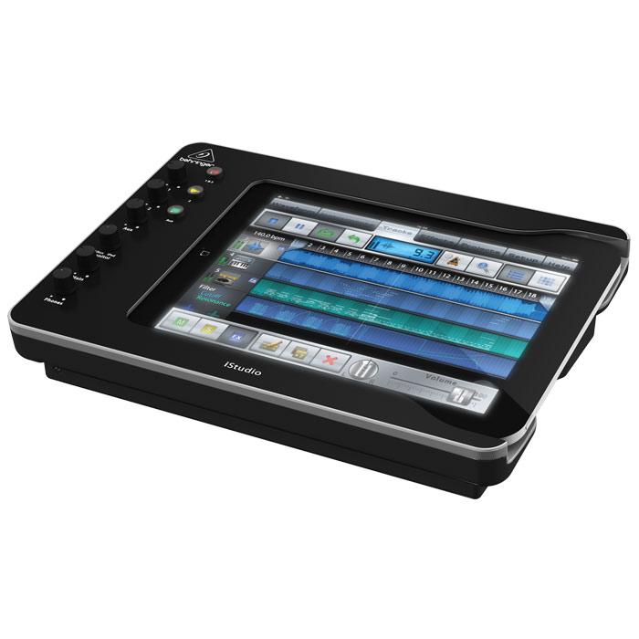 Behringer ISTUDIO IS202 Professional iPad Docking Station With Audio Video And Midi Connectivity iPad Not Included - Red One Music