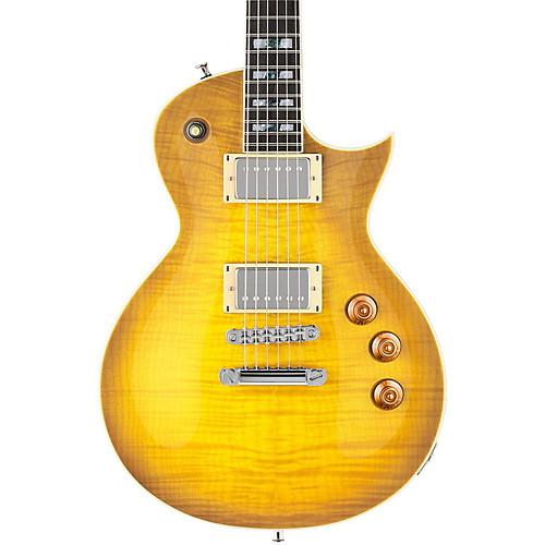 Esp Ltd As-1 Alex Skolnick Electric Guitar Lemon Burst Flame Maple - Red One Music