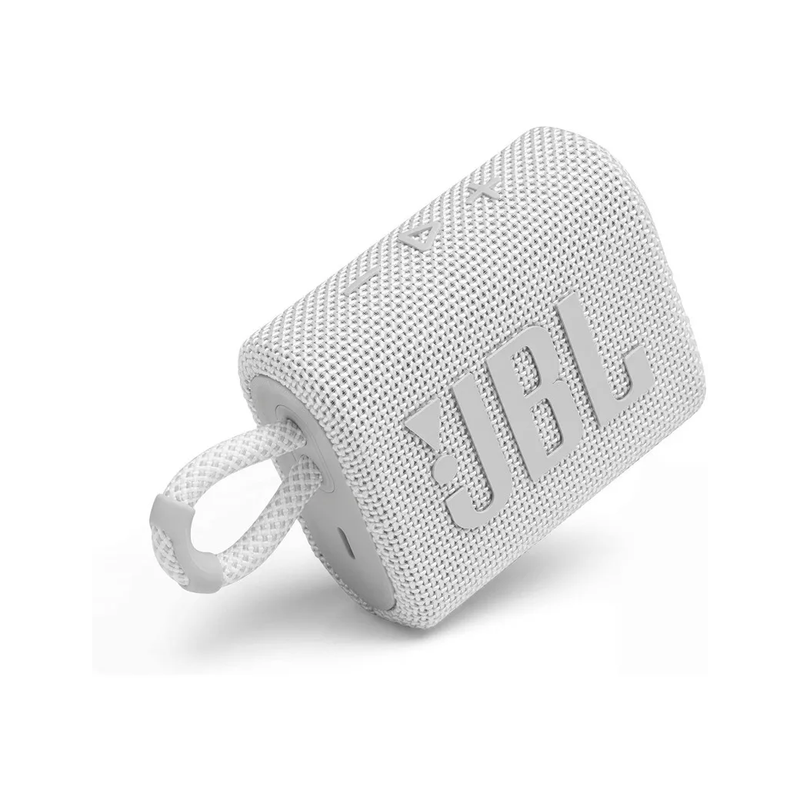JBL GO 3 Portable Bluetooth Speaker - White