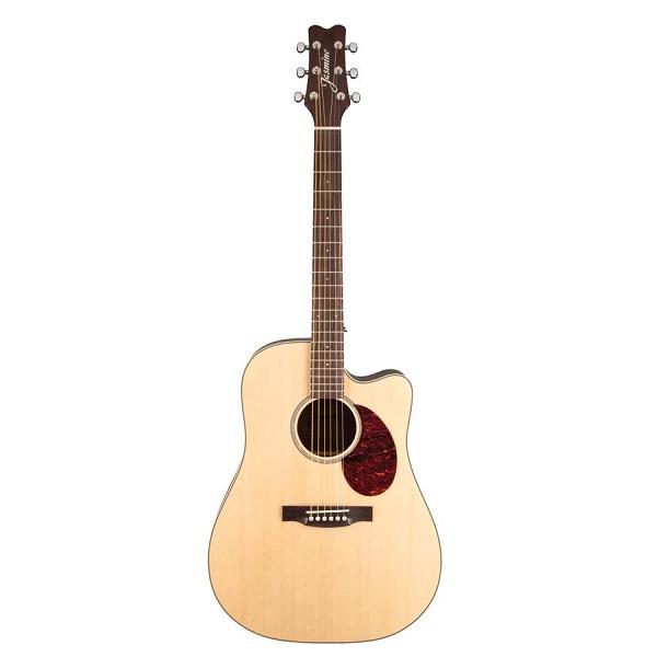 Jasmine Dreadnought Cutaway Jd-37Ce Acousticelectric Guitar - Red One Music