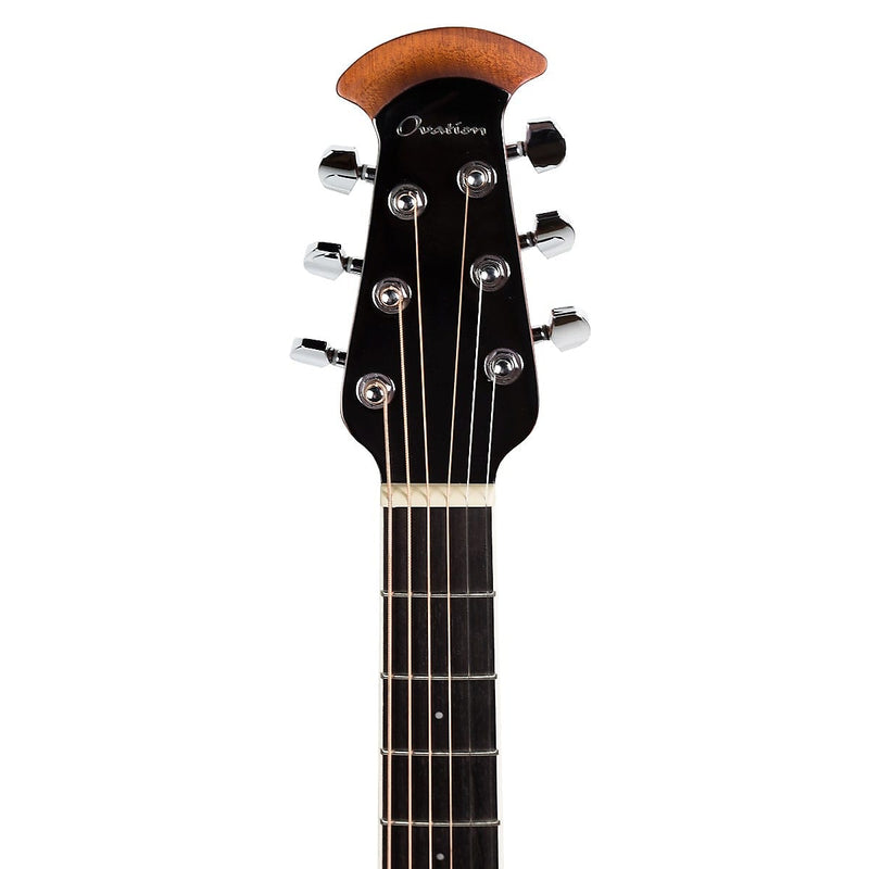 Ovation CS24X-7C Celebrity Standard - Guitare électro-acoustique Lyrachord de profondeur moyenne - Cognac Burst Natural Gloss