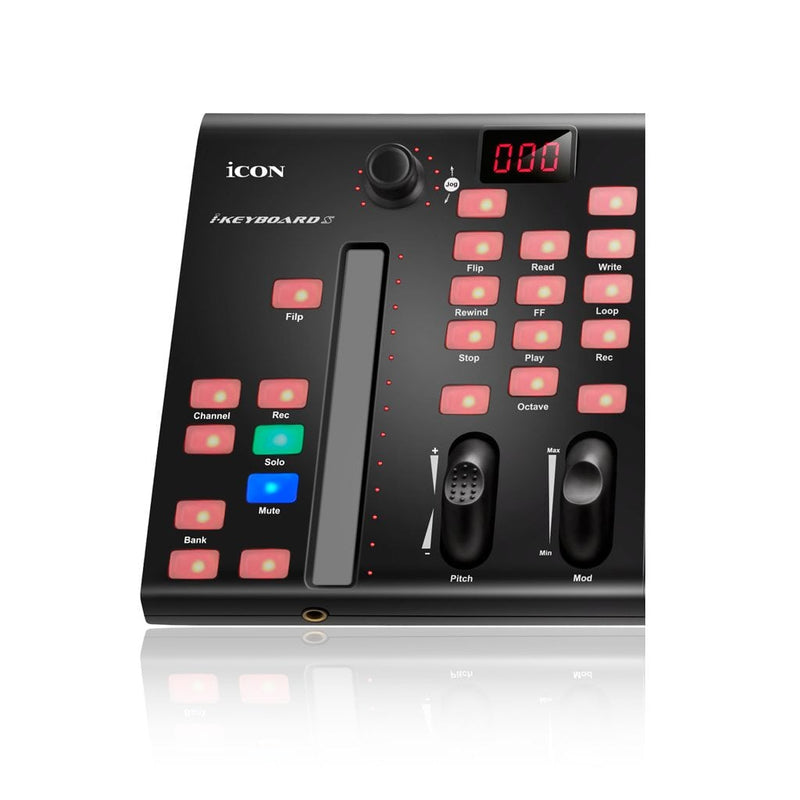 Icon Pro Audio ICOK-IKEYBOARD6X 61-Key Keyboard with Single Channel Daw Controller