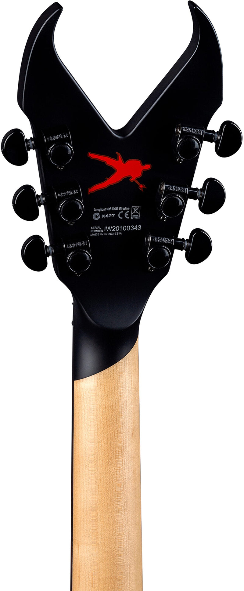 Dean KKV-BKS Kerry King V Electric Guitar (Black Satin)