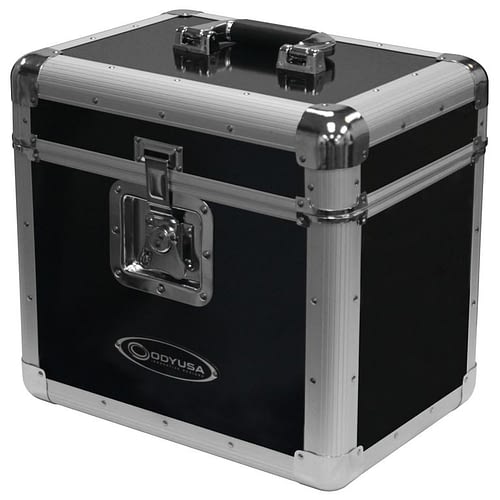 Odyssey KLP1BLK KROM Series Record/Utility Case for 70 12″ Vinyl Records & LPs (Black)