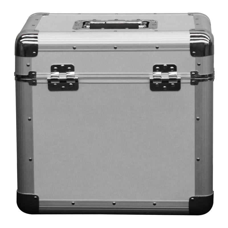 Odyssey KLP2SIL KROM Series Stackable Record/Utility Case for 70 12″ Vinyl Records & LPs (Silver)