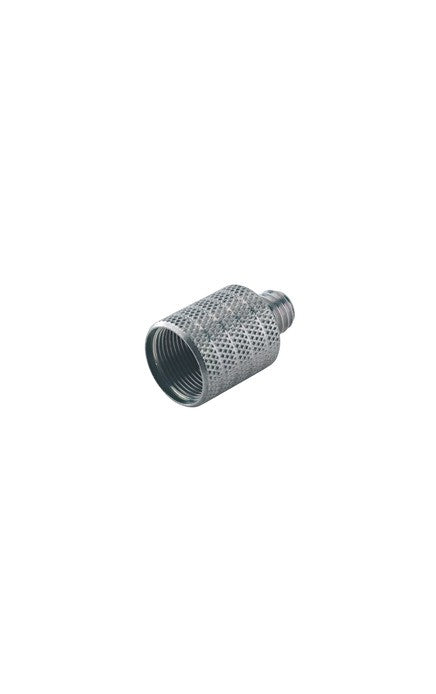 K&M 216-ZINC Thread Adapter (5/8in Female, 3/8in Male) - Red One Music