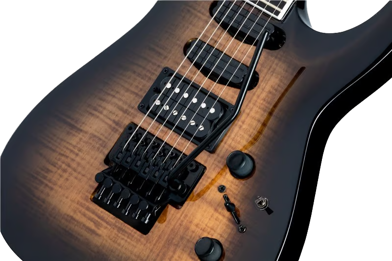 Kramer SM-1 FIGURED Electric Guitar (Black Denim)