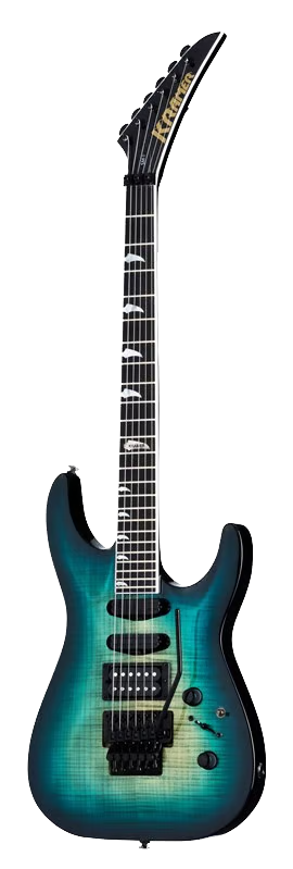 Kramer SM-1 Guitare électrique figurine (Bleu Caraïbes)