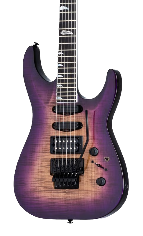 Kramer SM-1 guitare électrique figurine (violet royal)