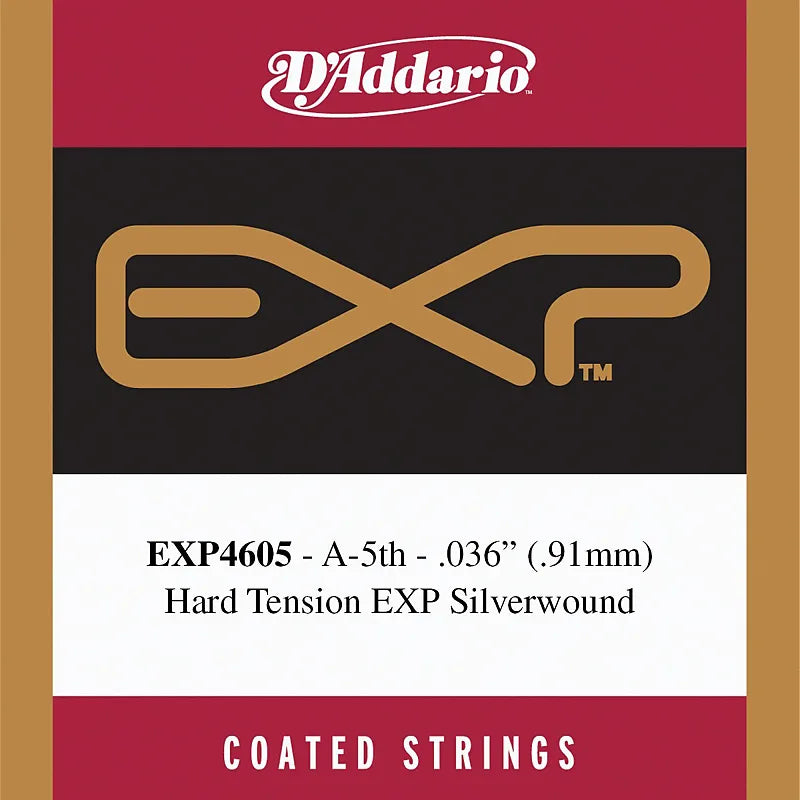 D'Addario Exp4605 Guitare classique revêtue de guitare unique Tension dure tension Fifth String