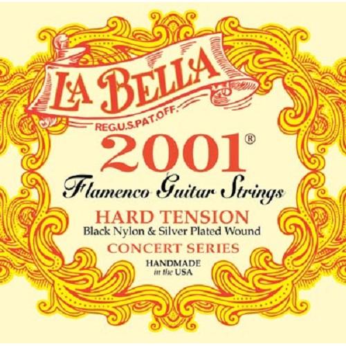 La Bella 2001 Fla-Hard  Guitar Strings - Red One Music