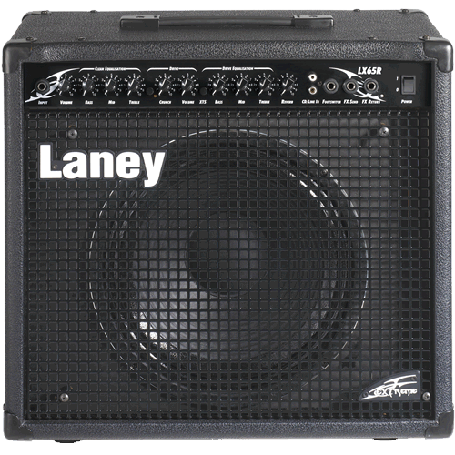 Laney LX65R 65W 1x12 Guitar Combo Amp Black - Red One Music