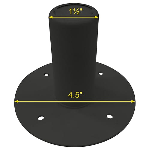 Odyssey LATSA2 - Black Tripod Stand Mounting Adapter for Speakers