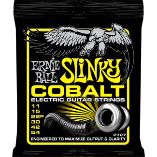 Ernie Ball Slinky Cobalt 2727Eb Electric Guitar Strings 6 String Set 011 - 054 - Red One Music