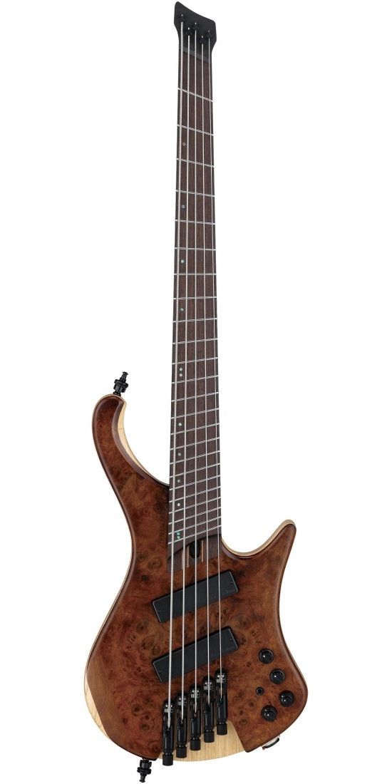 Ibanez EHB1265MSNML Ergonomic Headless Bass 5-String Multi Scale With Gigbag (Natural Mocha Low Gloss)