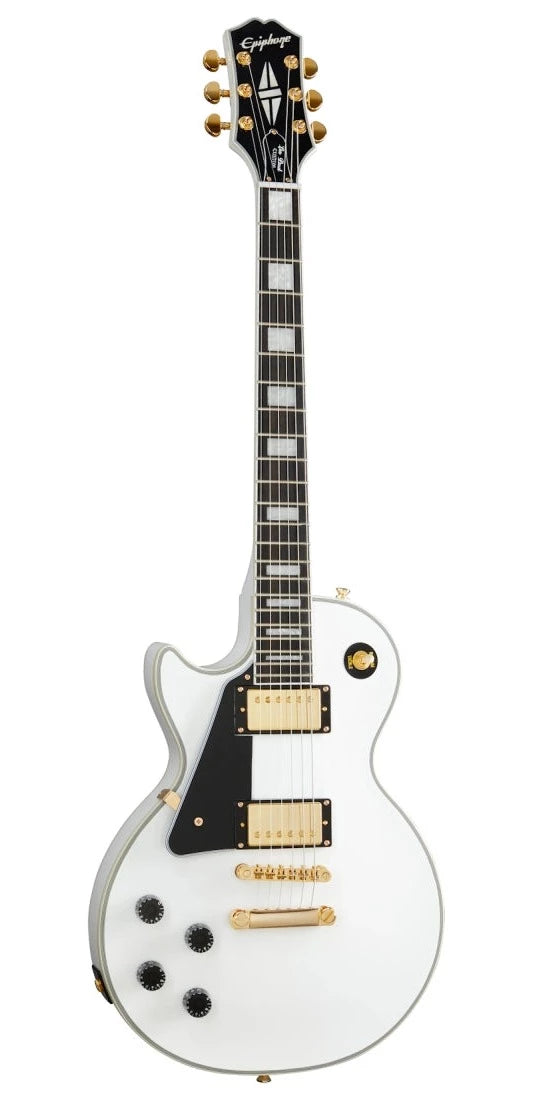 Epiphone LES PAUL CUSTOM Left-Handed Electric Guitar (Alpine White)
