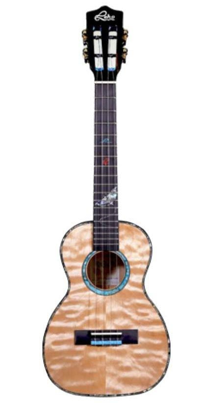 Leho LHUT-ASQM-LMT Tenor Ukulele Solid Quilted Maple With Gigbag