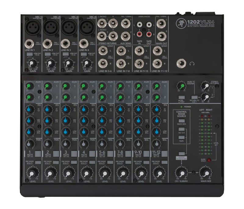 Mackie 1202VLZ4 12-Channel Ultra Compact Mixer
