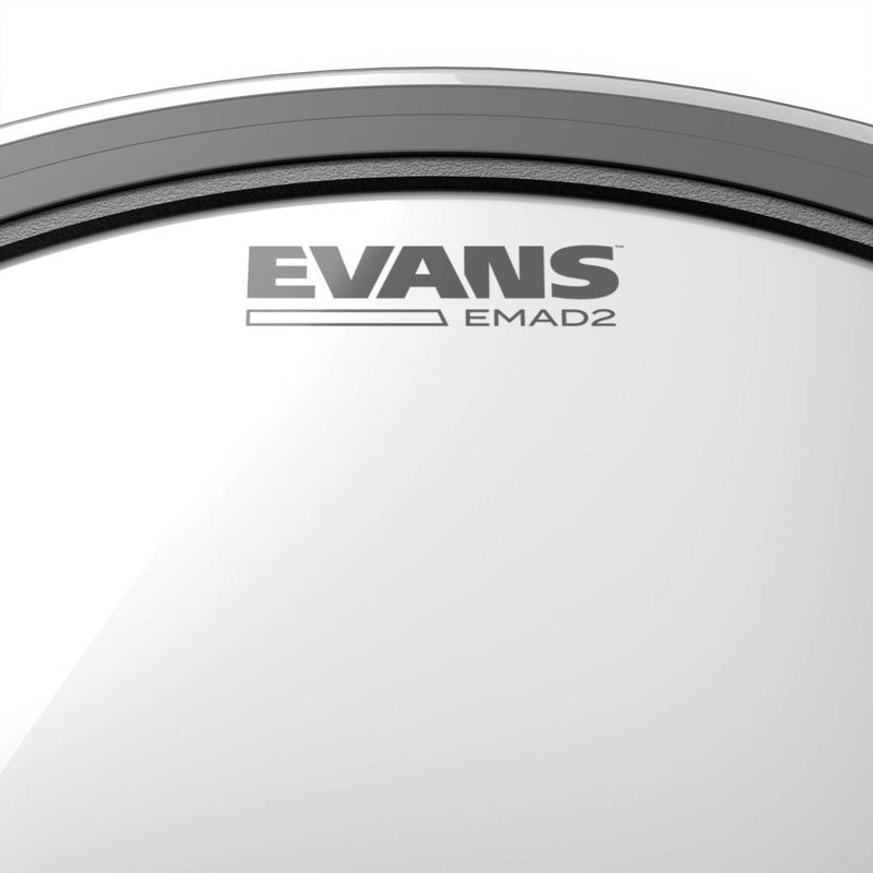 Evans BD20EMAD2 EMAD2 Clear Bass Drum Head 20''