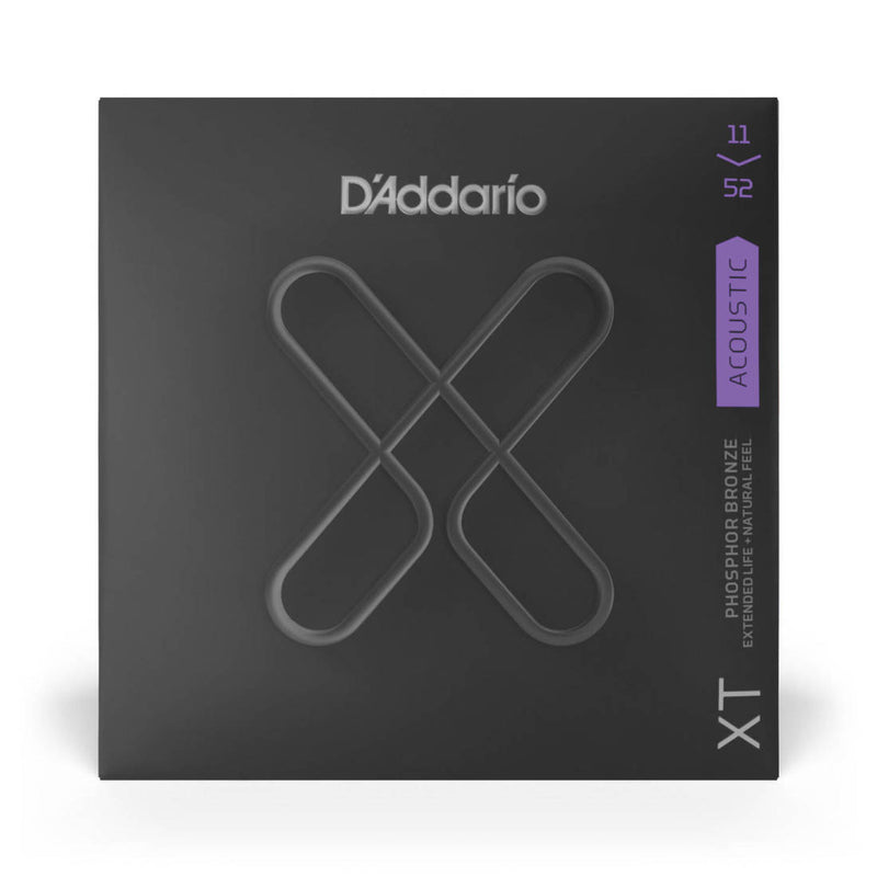D'Addario XTAPB1152 Cordes de guitare acoustique en bronze phosphoreux - Light 11-52