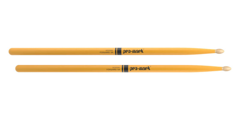 Pro-Mark TX5AW-BLUE Classic Forward 5A Painted Hickory Drumsticks (Blue)