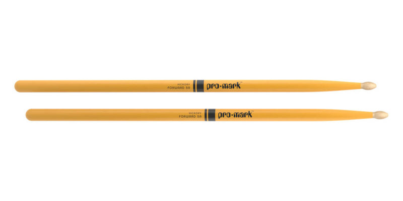 Pro-Mark TX5AW-YELLOW Classic Forward 5A Painted Hickory Drumsticks (Yellow)