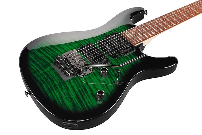 Ibanez KIKO LOUREIRO Signature Electric Guitar (Transparent Emerald Burst)