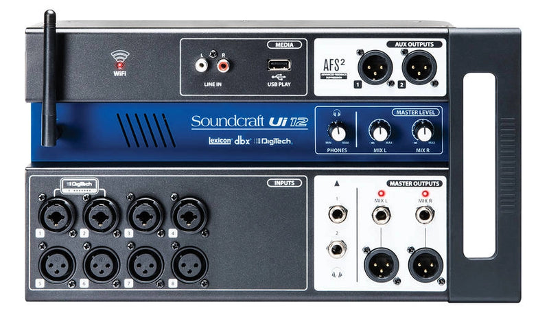 Soundcraft UI-12 12-Input Remote-Controlled Digital Mixer