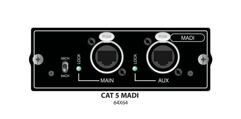 Carte Soundcraft SiO-MADI-CAT5-DUAL MADI