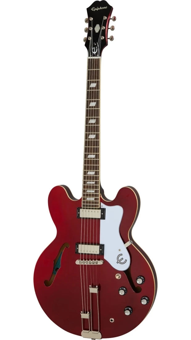 Epiphone RIVIERA Series Semi Hollow-Body Electric Guitar (Sparkling Burgundy)