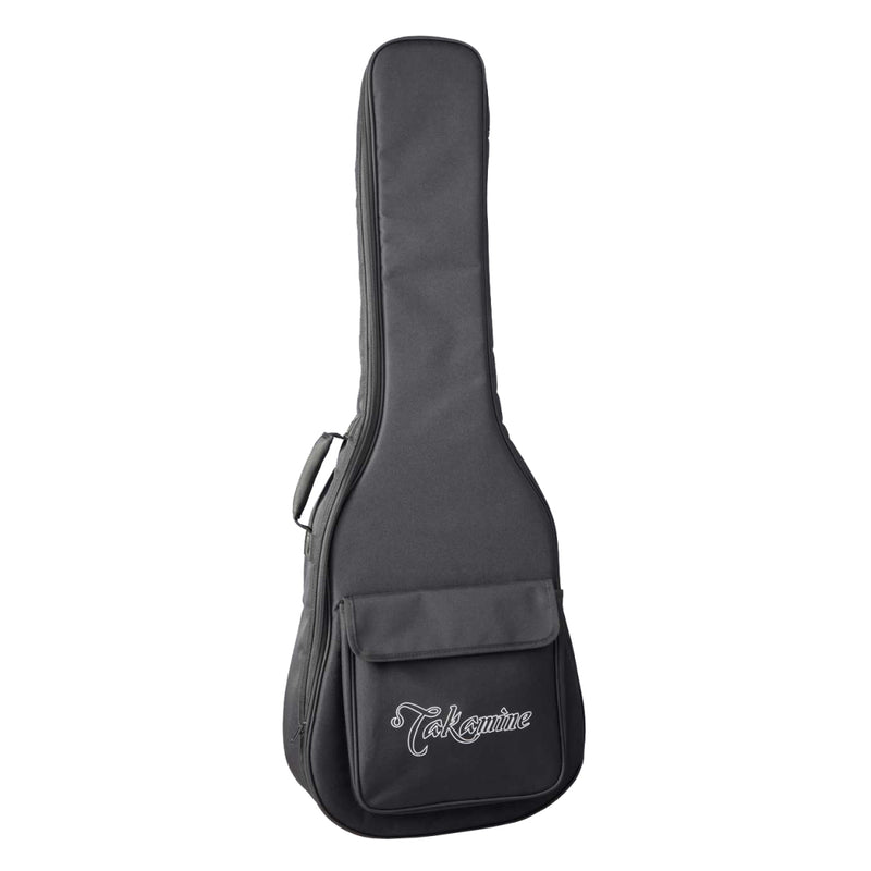 Takamine GD38CE-BLK Dreadnought Solid Spruce Top/Mahogany 12-String Acoustic Electric With Gigbag (Black)