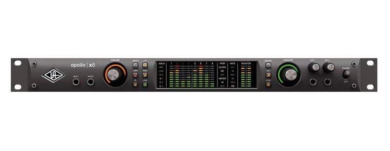 Universal Audio UA-APX8 APOLLO X8, interface audio Thunderbolt 3 montable en rack avec DSP UAD