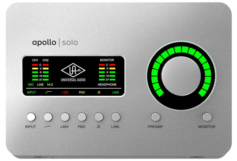 Universal Audio APOLLO SOLO Thunderbolt 3 Interface Audio Édition Héritage