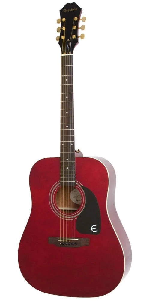 Epiphone DR100WRGH Songmaker Guitare acoustique (Vin rouge)