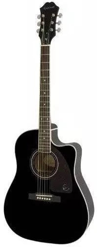 Epiphone AJ-220SCE Studio Acoustic Guitar (Ebony)