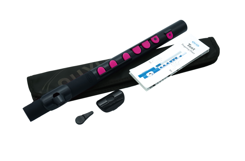 Nuvo N430TBPK TooT Beginner Flute (Black/Pink)