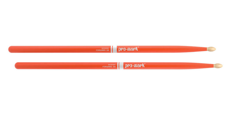 Pro-Mark TX5AW-ORANGE Classic Forward 5A Baguettes en hickory peint (Orange)