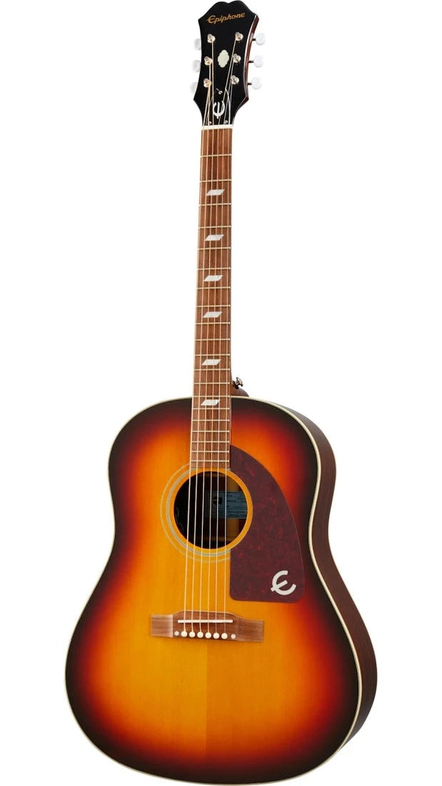 Epiphone MASTERBILT TEXAN Series Acoustic Electric Guitar (Faded Cherry)