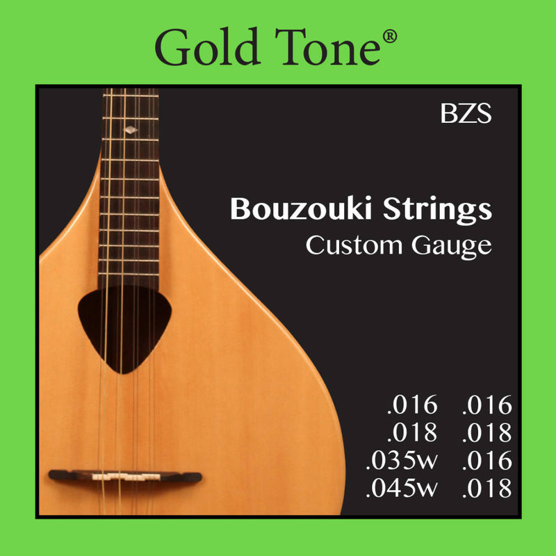 Gold Tone GT-BZS Bouzouki Custom Gauge Strings
